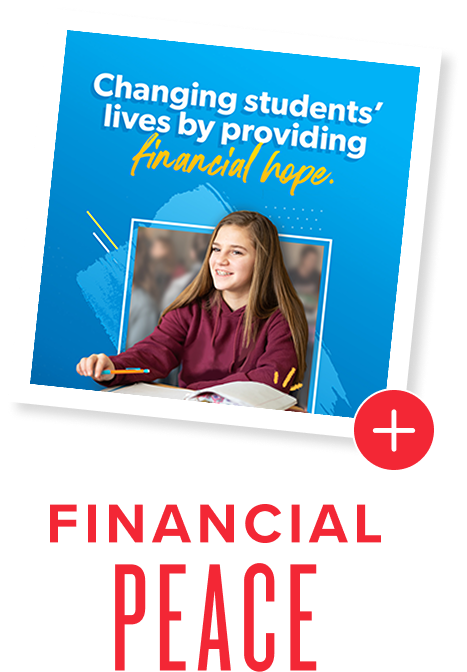Financial Peace - Student studying