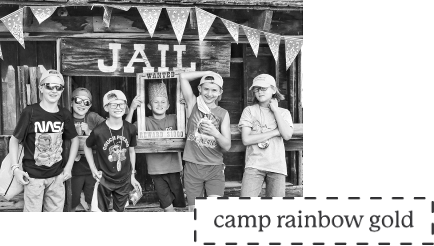 Camp Rainbow Gold - Children at camp